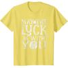 imageStar Wars R2D2 May The Luck Be With You St Patricks Day TShirtLemon Yellow