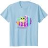 imageStar Wars The Mandalorian Grogu in Cute Pastel Easter Egg TShirtBaby Blue
