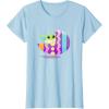 imageStar Wars The Mandalorian Grogu in Cute Pastel Easter Egg TShirtBaby Blue