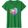 imageStar Wars The Mandalorian Grogu in Cute Pastel Easter Egg TShirtKelly Green