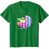 imageStar Wars The Mandalorian Grogu in Cute Pastel Easter Egg TShirtKelly Green