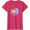 imageStar Wars The Mandalorian Grogu in Cute Pastel Easter Egg TShirtRed Heather