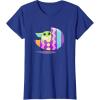 imageStar Wars The Mandalorian Grogu in Cute Pastel Easter Egg TShirtRoyal Blue