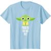 imageStar Wars Yoda Pinch Me You Will Not St Patricks Day TShirtBaby Blue