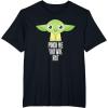 imageStar Wars Yoda Pinch Me You Will Not St Patricks Day TShirtBlack