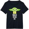 imageStar Wars Yoda Pinch Me You Will Not St Patricks Day TShirtBlack