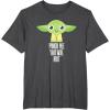 imageStar Wars Yoda Pinch Me You Will Not St Patricks Day TShirtDark Heather Grey