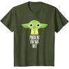 imageStar Wars Yoda Pinch Me You Will Not St Patricks Day TShirtOlive Green