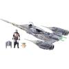 imageSTAR WARS Epic Hero Series The Mandalorians N1 Starfighter Ship 4Inch Scale Grogu ampamp Mandalorian Action Figures Toys for Boys ampamp Girls Ages 4