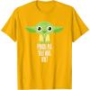 imageStar Wars Yoda Pinch Me You Will Not St Patricks Day TShirtGolden Yellow
