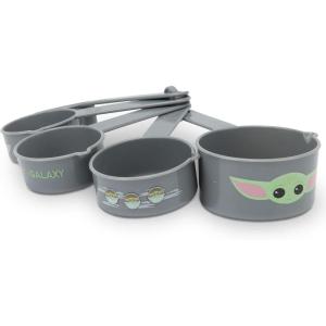 imageDisney Star Wars The Mandalorian Measuring Cups  Adorable Baby Yoda Measuring Cups for KitchenSilver