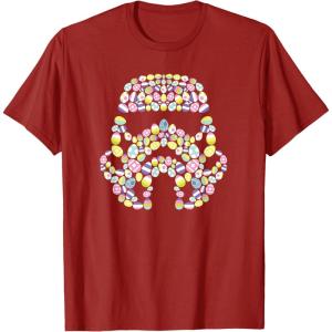 imageStar Wars Easter Egg Fill Imperial Stormtrooper Helmet TShirtCranberry Red