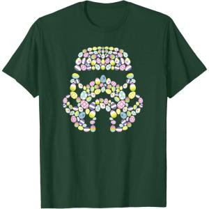 imageStar Wars Easter Egg Fill Imperial Stormtrooper Helmet TShirtDark Green