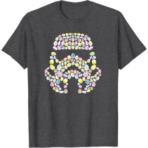 imageStar Wars Easter Egg Fill Imperial Stormtrooper Helmet TShirtDark Heather Grey