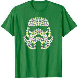 imageStar Wars Easter Egg Fill Imperial Stormtrooper Helmet TShirtKelly Green