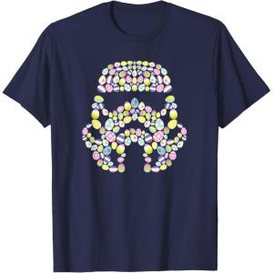 imageStar Wars Easter Egg Fill Imperial Stormtrooper Helmet TShirtNavy Blue
