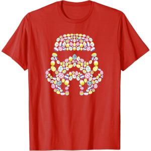 imageStar Wars Easter Egg Fill Imperial Stormtrooper Helmet TShirtRed