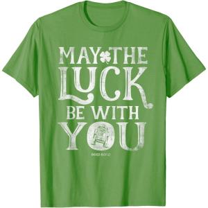 imageStar Wars R2D2 May The Luck Be With You St Patricks Day TShirtGrass Green