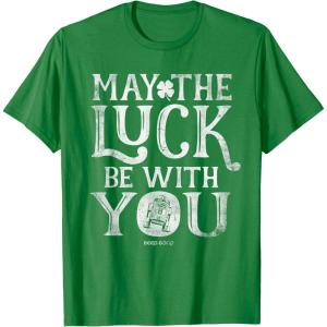 imageStar Wars R2D2 May The Luck Be With You St Patricks Day TShirtKelly Green