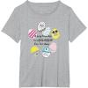imageStar Wars Easter Group Shot Galeggsy Egg Pun TShirtHeather Grey