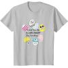 imageStar Wars Easter Group Shot Galeggsy Egg Pun TShirtSilver Grey