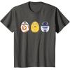 imageStar Wars R2D2 C3PO BB8 Cute Easter Egg Droids TShirtAsphalt Grey