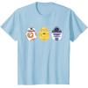 imageStar Wars R2D2 C3PO BB8 Cute Easter Egg Droids TShirtBaby Blue
