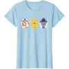 imageStar Wars R2D2 C3PO BB8 Cute Easter Egg Droids TShirtBaby Blue