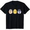 imageStar Wars R2D2 C3PO BB8 Cute Easter Egg Droids TShirtBlack