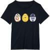 imageStar Wars R2D2 C3PO BB8 Cute Easter Egg Droids TShirtBlack