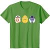 imageStar Wars R2D2 C3PO BB8 Cute Easter Egg Droids TShirtGrass Green