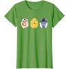 imageStar Wars R2D2 C3PO BB8 Cute Easter Egg Droids TShirtGrass Green