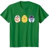 imageStar Wars R2D2 C3PO BB8 Cute Easter Egg Droids TShirtKelly Green