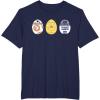 imageStar Wars R2D2 C3PO BB8 Cute Easter Egg Droids TShirtNavy Blue