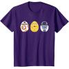 imageStar Wars R2D2 C3PO BB8 Cute Easter Egg Droids TShirtPurple