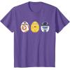 imageStar Wars R2D2 C3PO BB8 Cute Easter Egg Droids TShirtPurple Heather