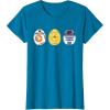 imageStar Wars R2D2 C3PO BB8 Cute Easter Egg Droids TShirtSapphire Blue