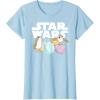 imageStar Wars The Last Jedi Easter Egg Porgs TShirtBaby Blue
