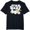 imageStar Wars The Last Jedi Easter Egg Porgs TShirtBlack