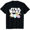 imageStar Wars The Last Jedi Easter Egg Porgs TShirtBlack