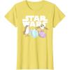 imageStar Wars The Last Jedi Easter Egg Porgs TShirtLemon Yellow