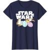imageStar Wars The Last Jedi Easter Egg Porgs TShirtNavy Blue