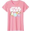imageStar Wars The Last Jedi Easter Egg Porgs TShirtPink