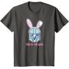 imageStar Wars The Mandalorian Easter Bunny Ears This is the Way TShirtAsphalt Grey