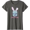 imageStar Wars The Mandalorian Easter Bunny Ears This is the Way TShirtAsphalt Grey