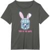 imageStar Wars The Mandalorian Easter Bunny Ears This is the Way TShirtAsphalt Grey