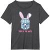 imageStar Wars The Mandalorian Easter Bunny Ears This is the Way TShirtDark Heather Grey
