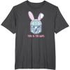 imageStar Wars The Mandalorian Easter Bunny Ears This is the Way TShirtDark Heather Grey