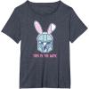 imageStar Wars The Mandalorian Easter Bunny Ears This is the Way TShirtHeather Blue