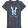 imageStar Wars The Mandalorian Easter Bunny Ears This is the Way TShirtHeather Blue